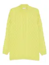 Patrizia Pepe Wool-blend Sweater In Green