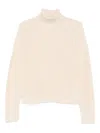 Patrizia Pepe Wool Blend Sweater In Animal Print