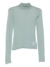 Patrizia Pepe Wool Turtleneck Sweater In Gray