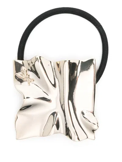 Patrizia Pepe Zama Hair Tie In Gold