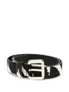 Patrizia Pepe Zebra-print Belt In Multi