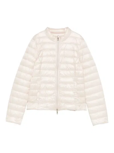 Patrizia Pepe Zip-up Jacket In White