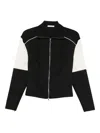 Patrizia Pepe Zip-up Sweatshirt In Black