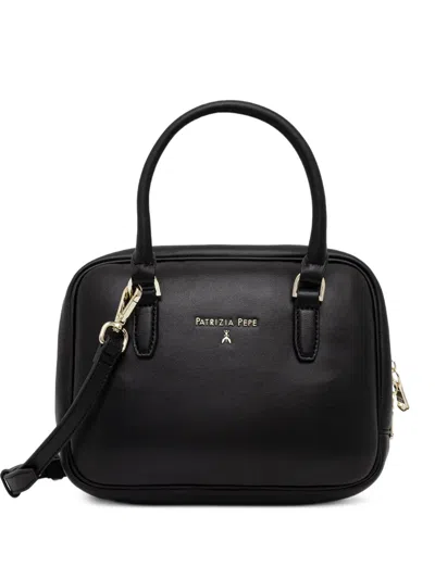 Patrizia Pepe Zipped Tote Bag In Black