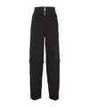 Patrizia Pepe Zipper Casual Pants In Black