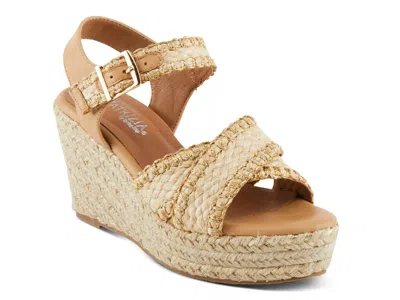 Patrizia Robinette Wedge Sandal In Brown