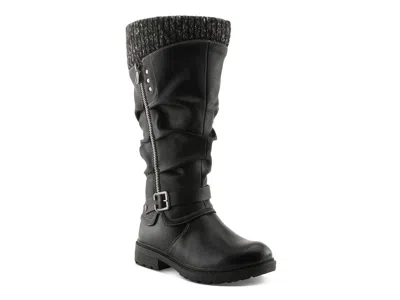 Patrizia Rowin Riding Boot In Black