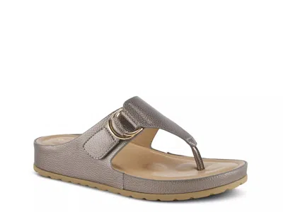 Patrizia Rozeta Wedge Sandal In Gray