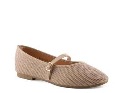 Patrizia Sabara Mary Jane Flat In Brown