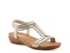 Patrizia Saevi Wedge Sandal In Multi