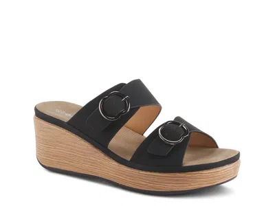 Patrizia Shaniho Wedge Sandal In Black