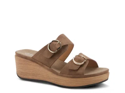 Patrizia Shaniho Wedge Sandal In Brown