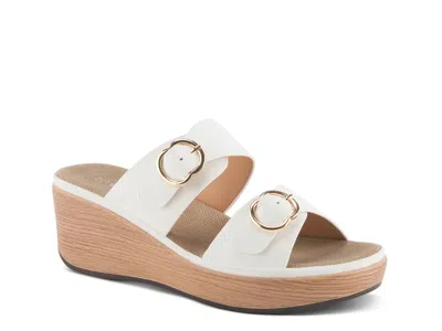 Patrizia Shaniho Wedge Sandal In White