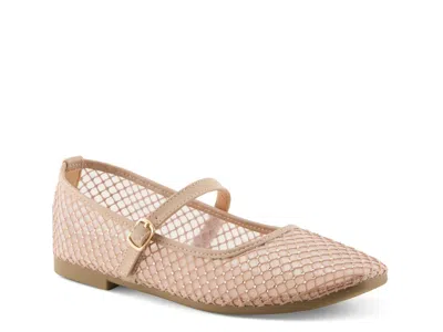 Patrizia Sharkey Mary Jane Flat In Brown