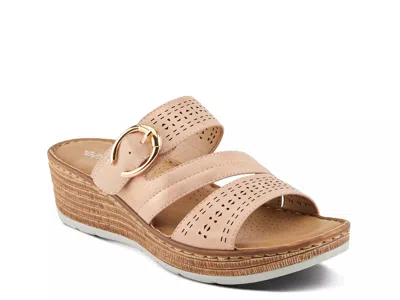 Patrizia Sharonda Wedge Sandal In Neutral