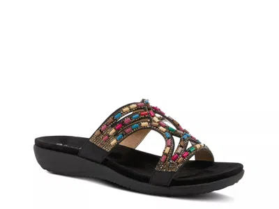 Patrizia Twirling Wedge Sandal In Multi