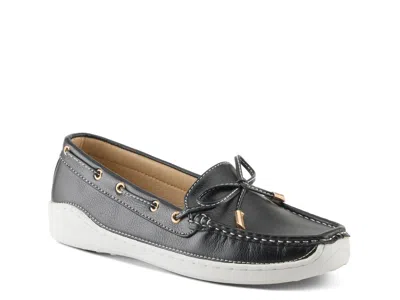 Patrizia Wardell Boat Shoe In Black