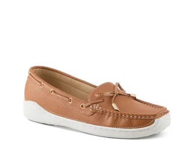 Patrizia Wardell Boat Shoe In Brown