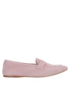 Patrizio Dolci Woman Loafers Light Pink Size 6 Leather