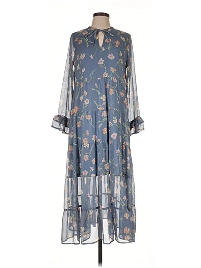 Pre-owned Patrons Of Peace Casual Dress In Blue