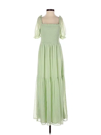 Pre-owned Patrons Of Peace Casual Dress In Green