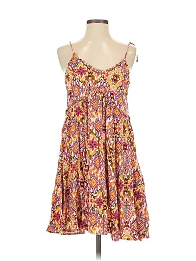 Pre-owned Patrons Of Peace Casual Dress In Pink