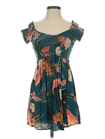 Pre-owned Patrons Of Peace Casual Dress In Teal