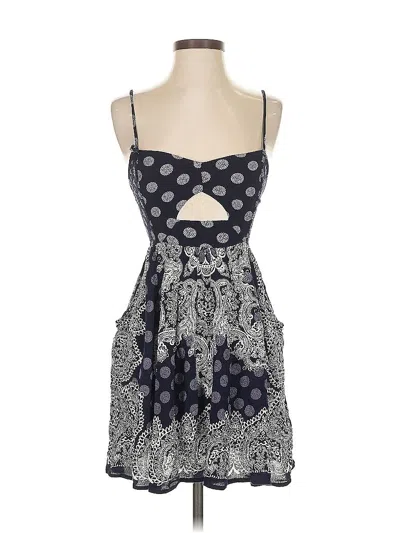 Pre-owned Patrons Of Peace Cocktail Dress In Gray