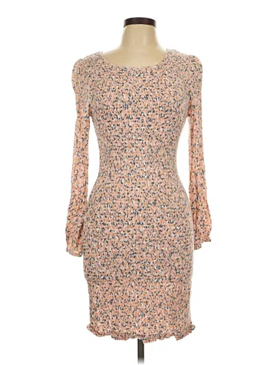 Pre-owned Patrons Of Peace Cocktail Dress In Tan