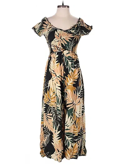 Pre-owned Patrons Of Peace Jumpsuit In Gold