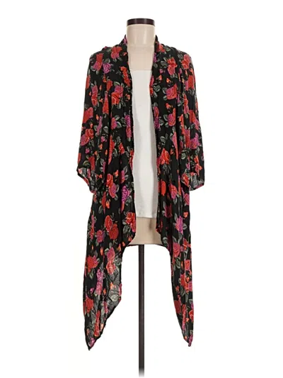 Pre-owned Patrons Of Peace Kimono In Black