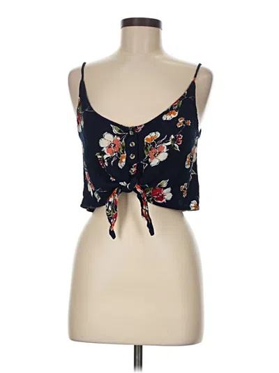 Pre-owned Patrons Of Peace Sleeveless Blouse In Blue