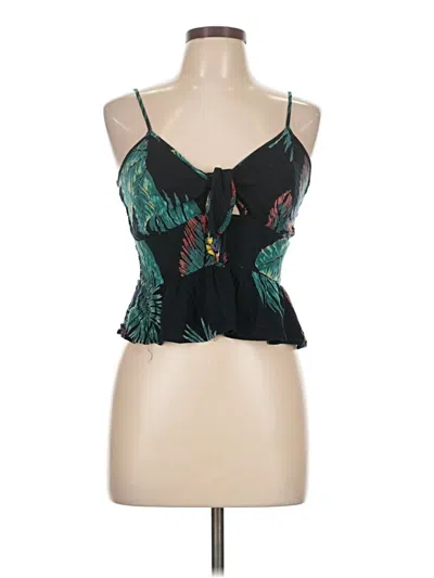 Pre-owned Patrons Of Peace Sleeveless Blouse In Green