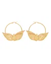 Pat’s Jewelry Women's Gold Neca Hoop Earrings In Metallic