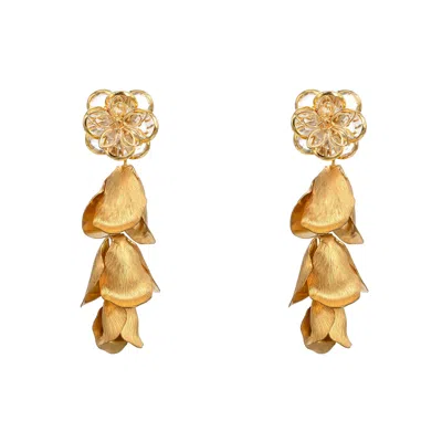 Pat’s Jewelry Women's Gold Snowdrop Earrings