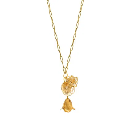 Pat’s Jewelry Women's Gold Snowdrop Necklace