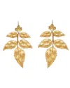 Pat’s Jewelry Women's Pat's Golden Leaf Earrings In Gold