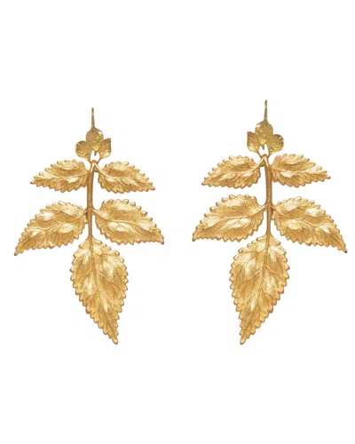 Pat’s Jewelry Women's Pat's Golden Leaf Earrings