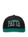 Patta Arc Logo Snapback Cap In Black