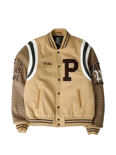 Patta Athletic P Houndstooth-pattern Jacket In Multi