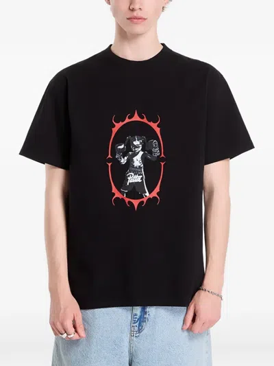 Patta Boxing Graphic-print T-shirt In Black