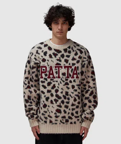 Patta Brushed Knitted Sweater In Multi