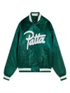 Patta Button-fastening Bomber Jacket In Green