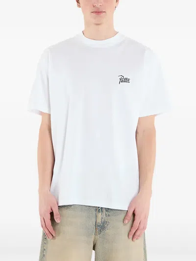 Patta Croco T-shirt In White