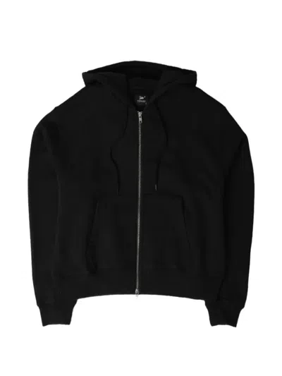 Patta Embro Classic Zip-up Hoodie In Black