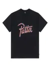 Patta Floral-logo T-shirt In Black