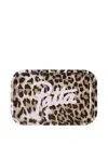 Patta Leopard-print Decorative Tray In Multi