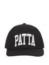 Patta Logo-embroidered Baseball Cap In Black