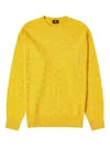 Patta Purl Ribbed Knit Sweater In Yellow