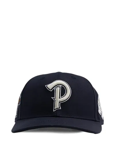 Patta Lucky 13 Logo-patch Snapback Cap In Blue